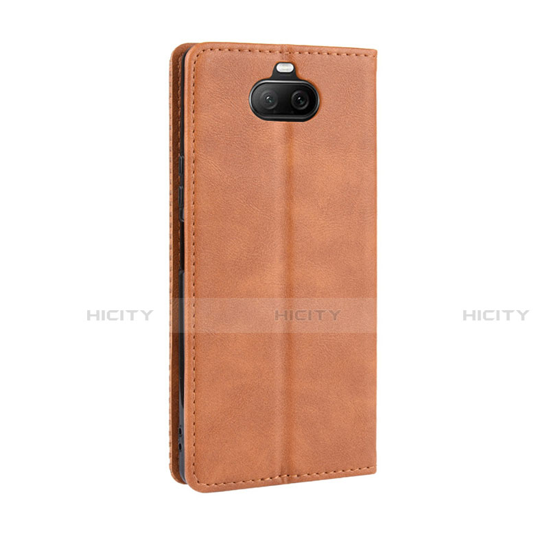 Custodia Portafoglio In Pelle Cover con Supporto L01 per Sony Xperia 8 Lite