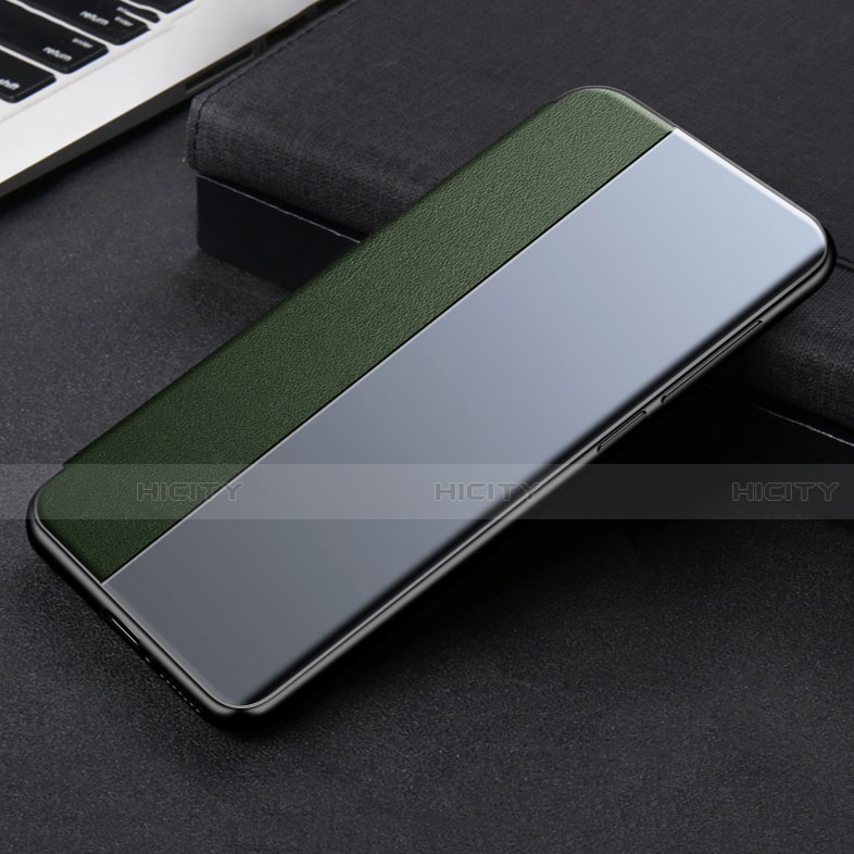 Custodia Portafoglio In Pelle Cover con Supporto L01 per Xiaomi Mi 11 Lite 5G Verde Notte