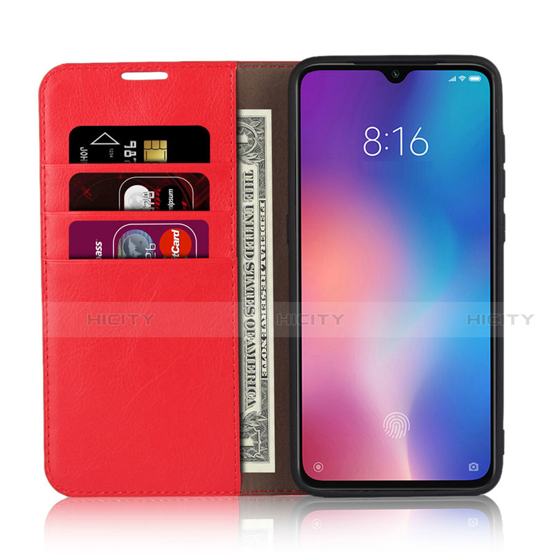 Custodia Portafoglio In Pelle Cover con Supporto L01 per Xiaomi Mi 9 Pro