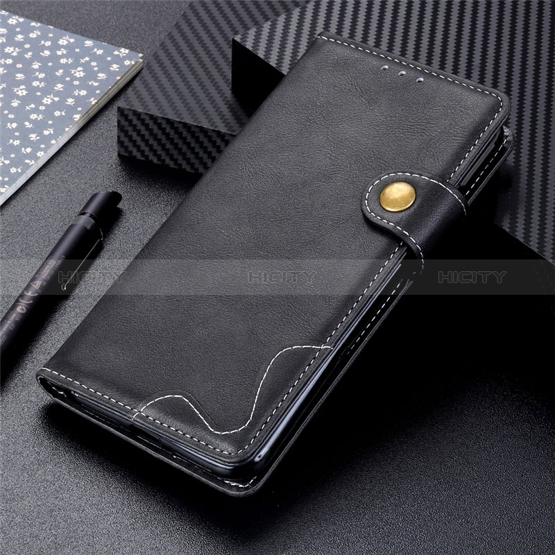 Custodia Portafoglio In Pelle Cover con Supporto L01 per Xiaomi POCO C3 Nero