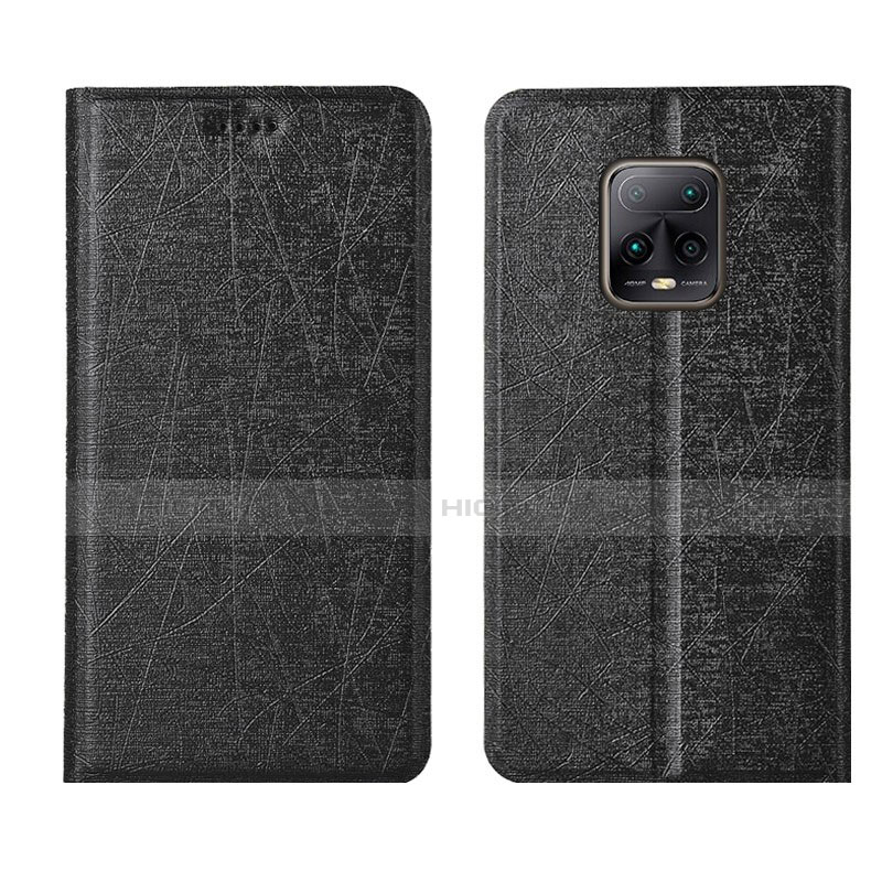 Custodia Portafoglio In Pelle Cover con Supporto L01 per Xiaomi Redmi 10X 5G Nero