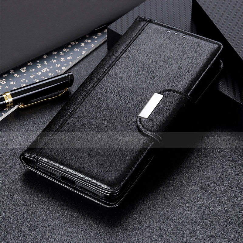 Custodia Portafoglio In Pelle Cover con Supporto L01 per Xiaomi Redmi 9A Nero