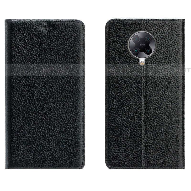 Custodia Portafoglio In Pelle Cover con Supporto L01 per Xiaomi Redmi K30 Pro 5G Nero