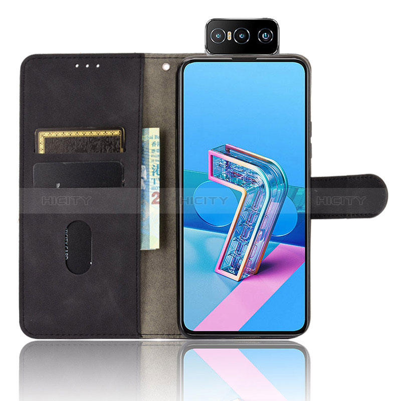 Custodia Portafoglio In Pelle Cover con Supporto L01Z per Asus ZenFone 8 Flip ZS672KS