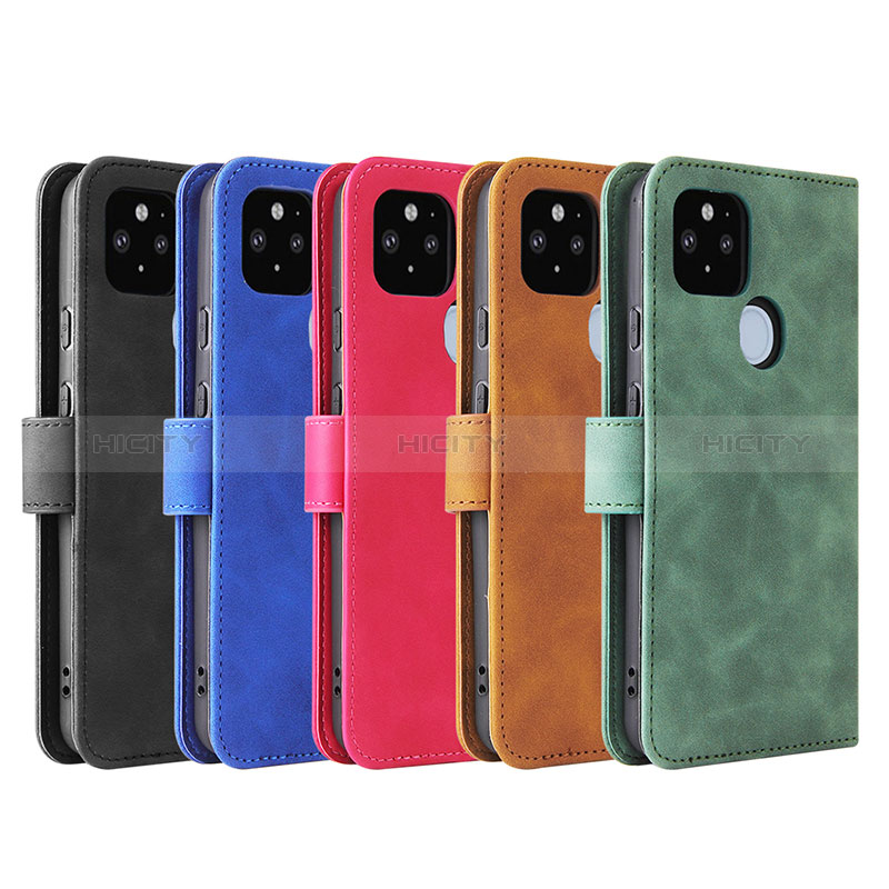 Custodia Portafoglio In Pelle Cover con Supporto L01Z per Google Pixel 5a 5G