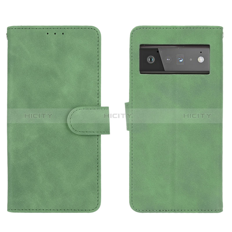 Custodia Portafoglio In Pelle Cover con Supporto L01Z per Google Pixel 6 5G