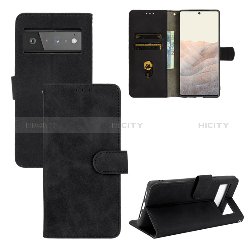 Custodia Portafoglio In Pelle Cover con Supporto L01Z per Google Pixel 6 5G