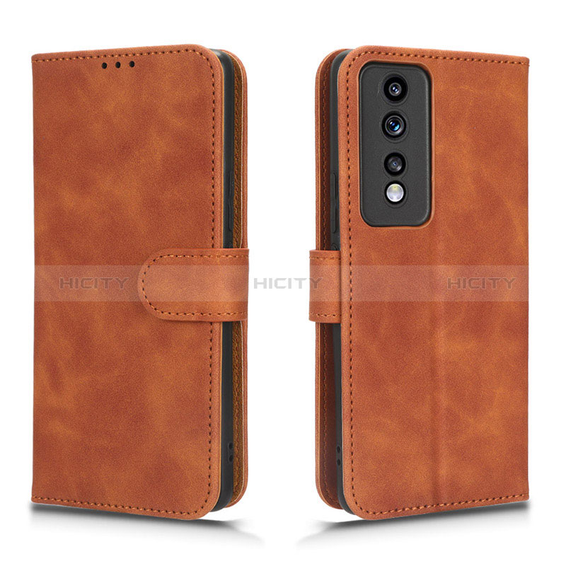 Custodia Portafoglio In Pelle Cover con Supporto L01Z per Huawei Honor 80 GT 5G Marrone