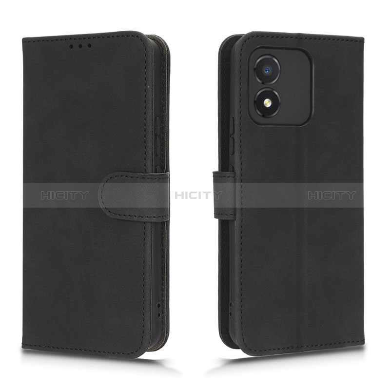 Custodia Portafoglio In Pelle Cover con Supporto L01Z per Huawei Honor X5 Nero