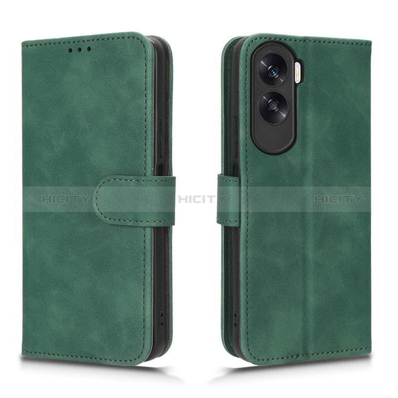 Custodia Portafoglio In Pelle Cover con Supporto L01Z per Huawei Honor X50i 5G Verde