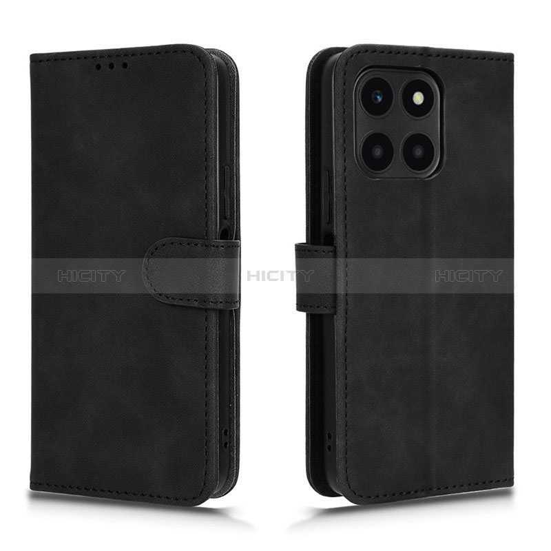 Custodia Portafoglio In Pelle Cover con Supporto L01Z per Huawei Honor X6a Nero