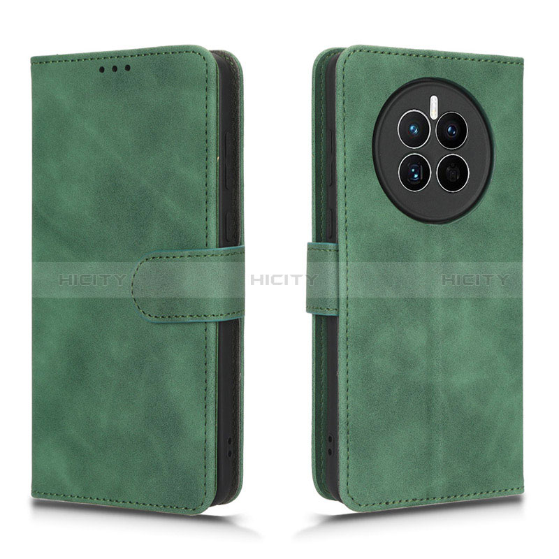 Custodia Portafoglio In Pelle Cover con Supporto L01Z per Huawei Mate 50 Verde