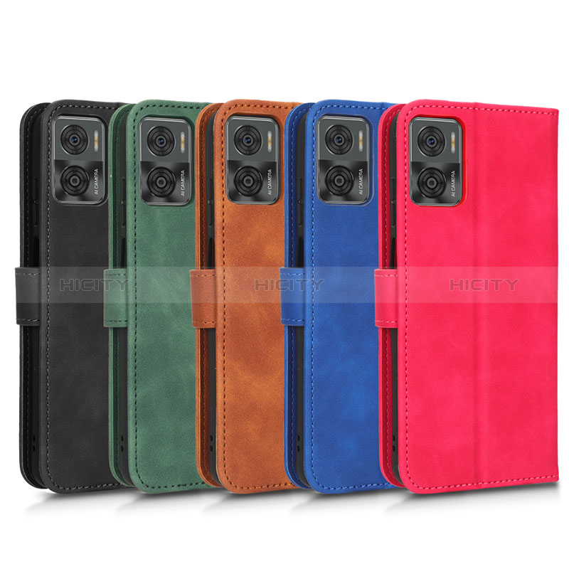 Custodia Portafoglio In Pelle Cover con Supporto L01Z per Motorola Moto E22