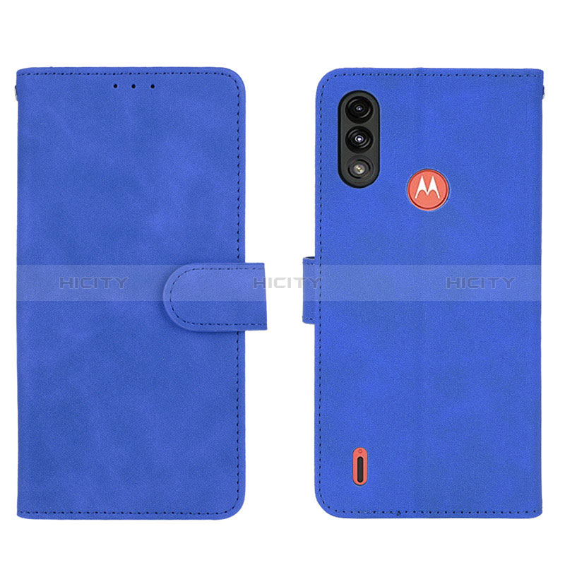 Custodia Portafoglio In Pelle Cover con Supporto L01Z per Motorola Moto E7 Power