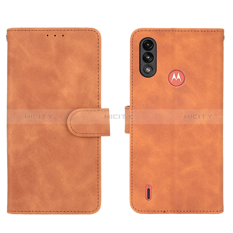 Custodia Portafoglio In Pelle Cover con Supporto L01Z per Motorola Moto E7 Power