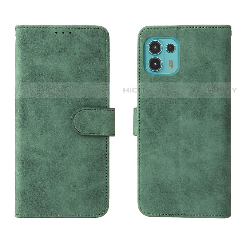 Custodia Portafoglio In Pelle Cover con Supporto L01Z per Motorola Moto Edge 20 Lite 5G Verde