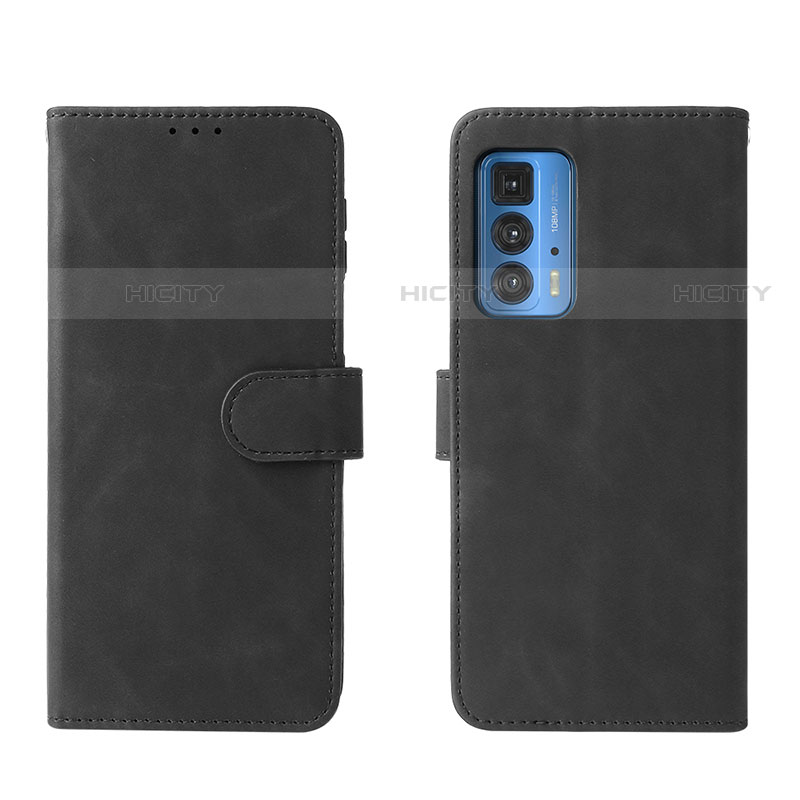 Custodia Portafoglio In Pelle Cover con Supporto L01Z per Motorola Moto Edge S Pro 5G Nero