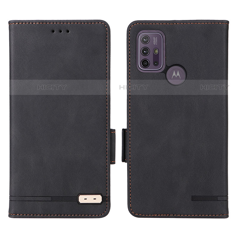 Custodia Portafoglio In Pelle Cover con Supporto L01Z per Motorola Moto G10 Power Nero