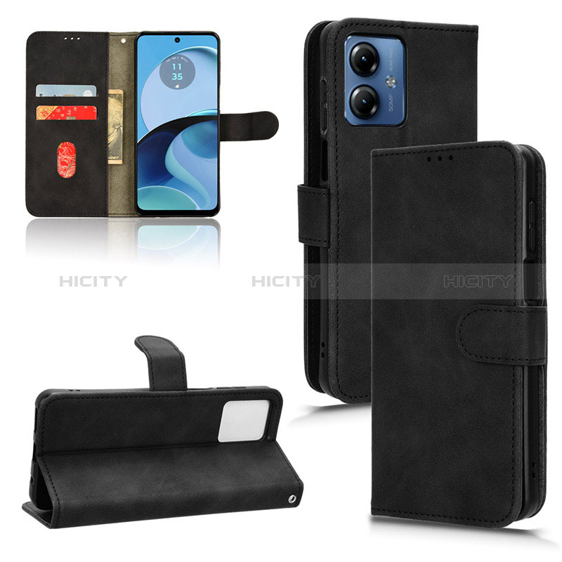 Custodia Portafoglio In Pelle Cover con Supporto L01Z per Motorola Moto G14