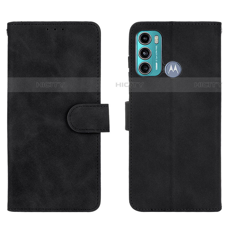 Custodia Portafoglio In Pelle Cover con Supporto L01Z per Motorola Moto G40 Fusion Nero