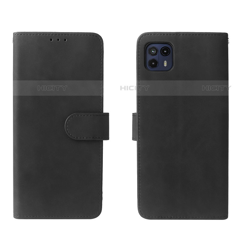 Custodia Portafoglio In Pelle Cover con Supporto L01Z per Motorola Moto G50 5G Nero