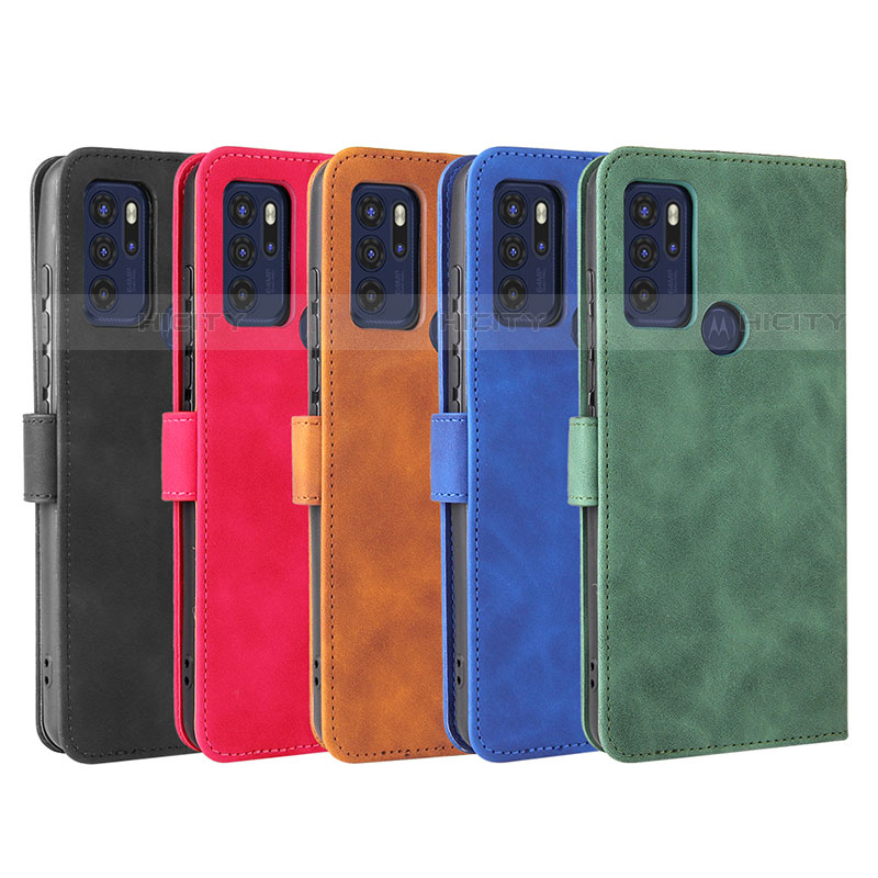 Custodia Portafoglio In Pelle Cover con Supporto L01Z per Motorola Moto G60s