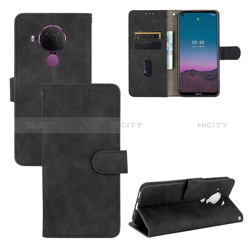 Custodia Portafoglio In Pelle Cover con Supporto L01Z per Nokia 5.4