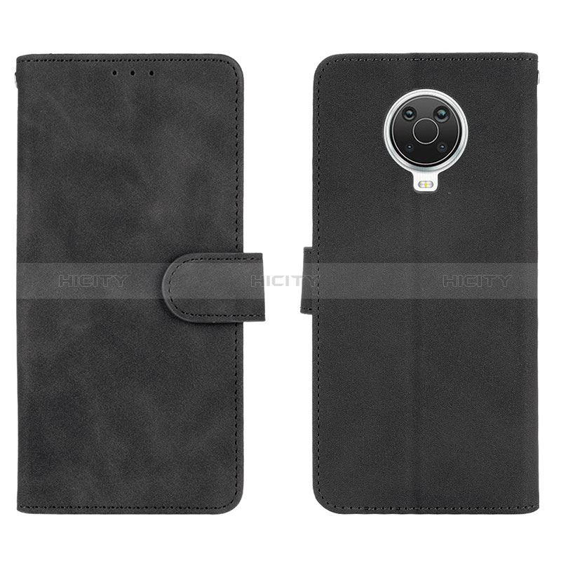 Custodia Portafoglio In Pelle Cover con Supporto L01Z per Nokia 6.3 Nero