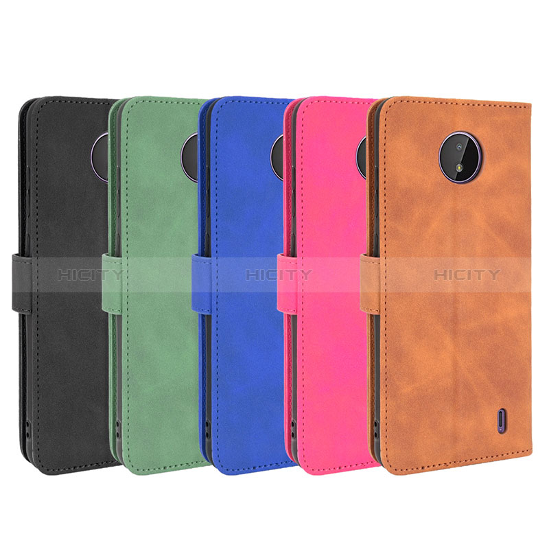 Custodia Portafoglio In Pelle Cover con Supporto L01Z per Nokia C10