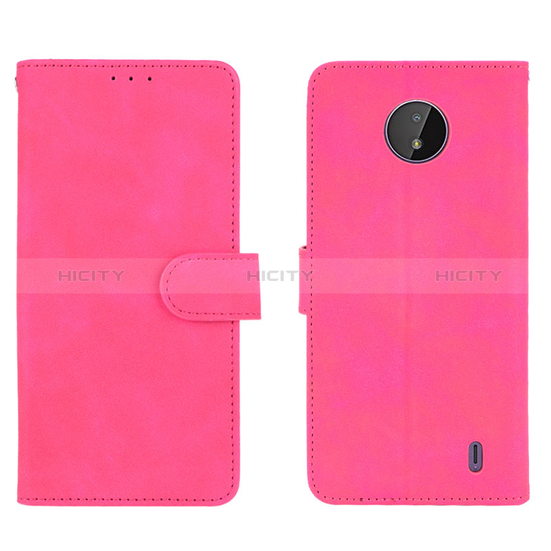 Custodia Portafoglio In Pelle Cover con Supporto L01Z per Nokia C10