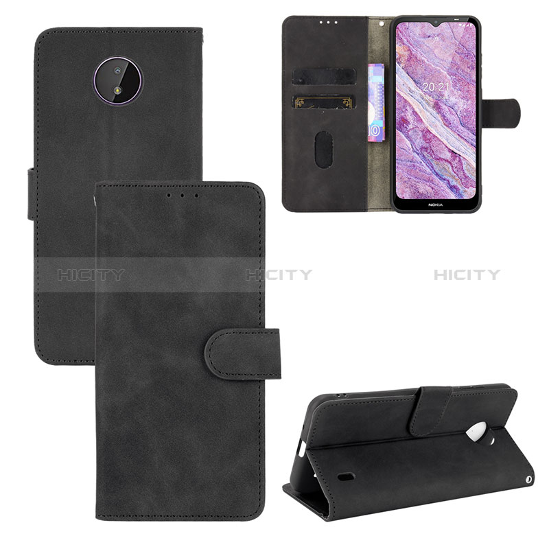 Custodia Portafoglio In Pelle Cover con Supporto L01Z per Nokia C10