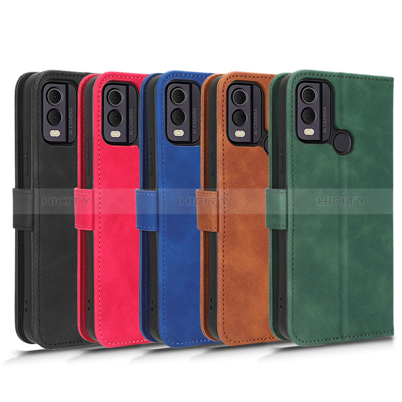 Custodia Portafoglio In Pelle Cover con Supporto L01Z per Nokia C22