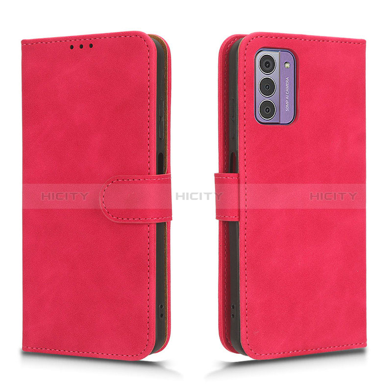 Custodia Portafoglio In Pelle Cover con Supporto L01Z per Nokia G42 5G Rosa Caldo