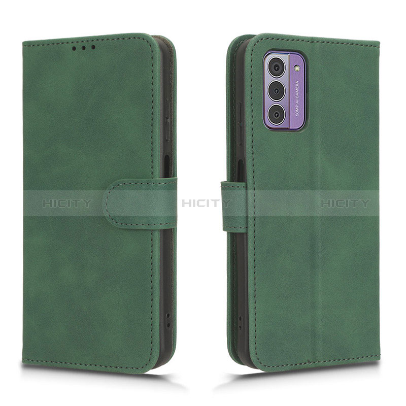 Custodia Portafoglio In Pelle Cover con Supporto L01Z per Nokia G42 5G Verde