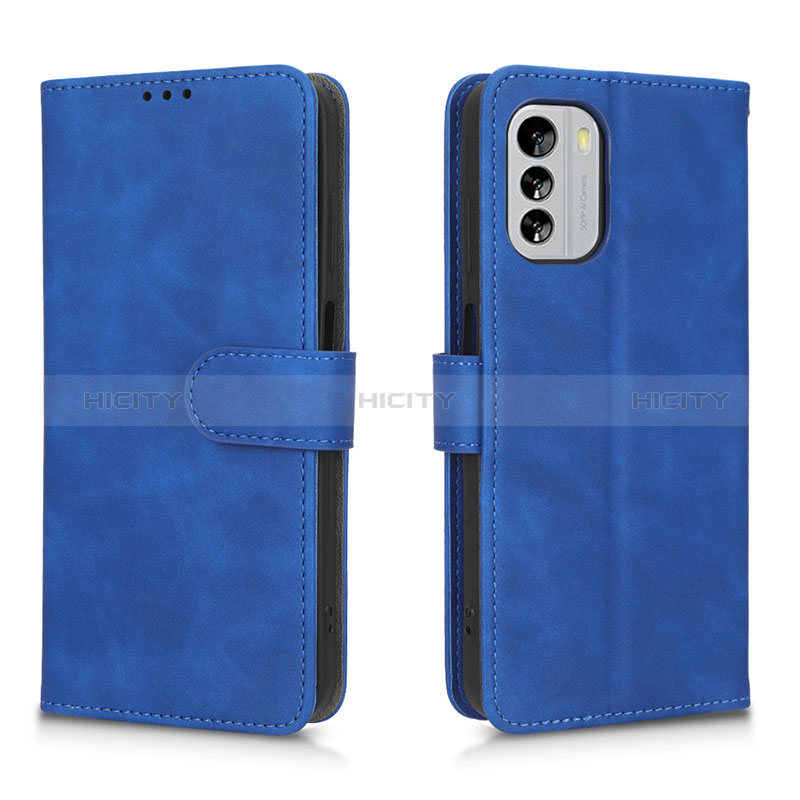 Custodia Portafoglio In Pelle Cover con Supporto L01Z per Nokia G60 5G Blu