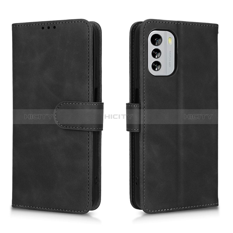 Custodia Portafoglio In Pelle Cover con Supporto L01Z per Nokia G60 5G Nero