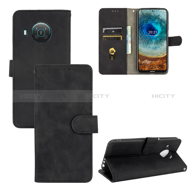 Custodia Portafoglio In Pelle Cover con Supporto L01Z per Nokia X10