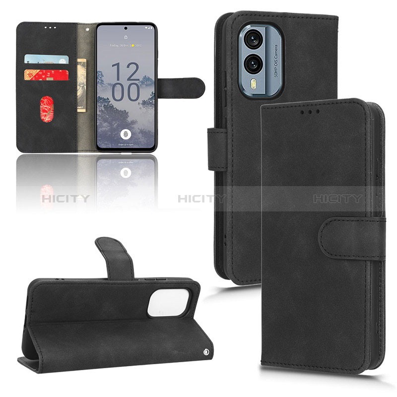 Custodia Portafoglio In Pelle Cover con Supporto L01Z per Nokia X30 5G