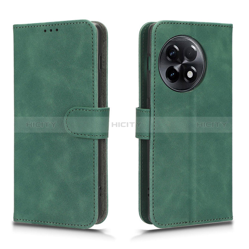 Custodia Portafoglio In Pelle Cover con Supporto L01Z per OnePlus 11R 5G Verde