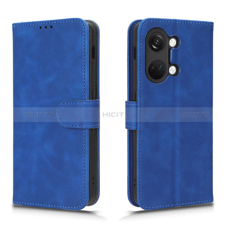 Custodia Portafoglio In Pelle Cover con Supporto L01Z per OnePlus Ace 2V 5G Blu