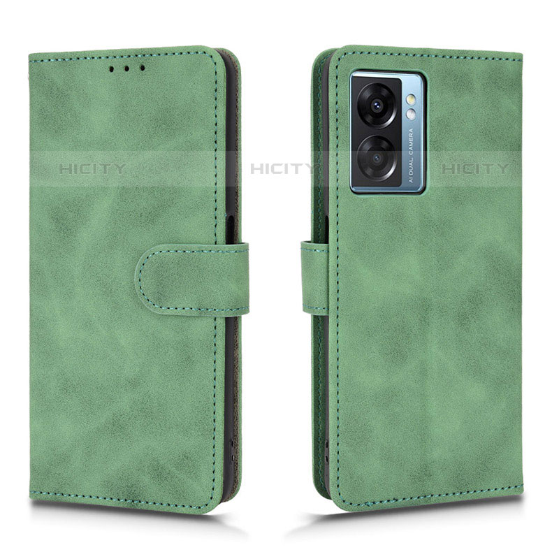 Custodia Portafoglio In Pelle Cover con Supporto L01Z per OnePlus Nord N300 5G Verde