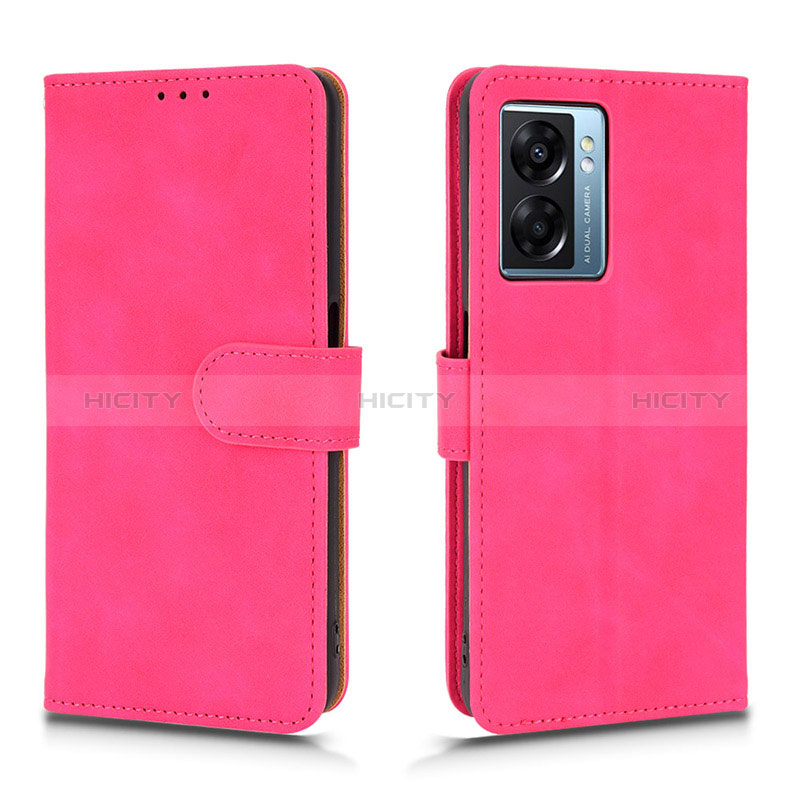 Custodia Portafoglio In Pelle Cover con Supporto L01Z per Oppo A56S 5G