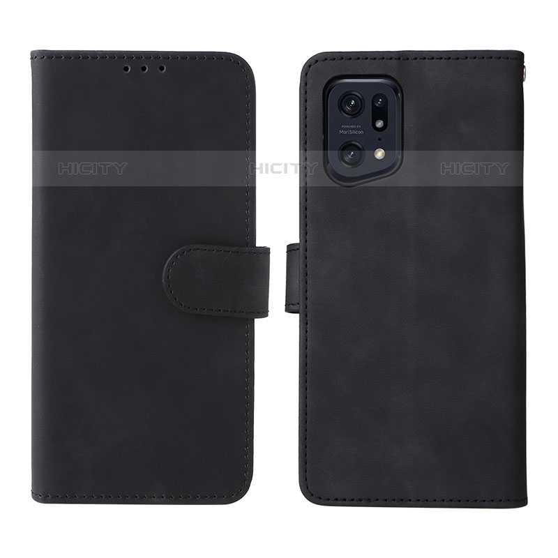 Custodia Portafoglio In Pelle Cover con Supporto L01Z per Oppo Find X5 Pro 5G