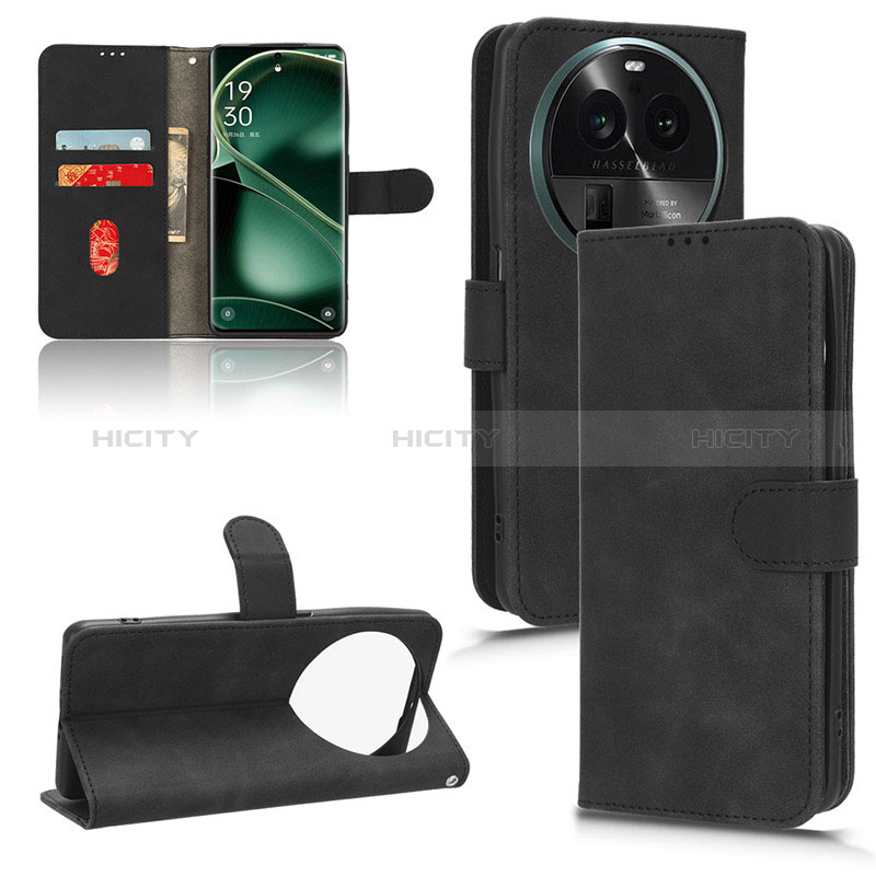 Custodia Portafoglio In Pelle Cover con Supporto L01Z per Oppo Find X6 5G