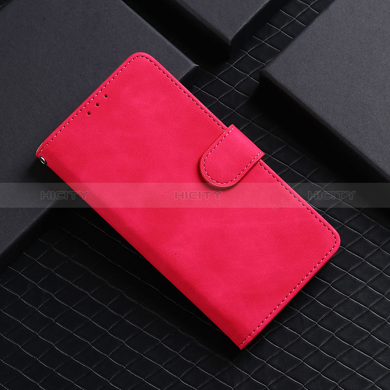 Custodia Portafoglio In Pelle Cover con Supporto L01Z per Oppo Find X7 5G Rosa Caldo