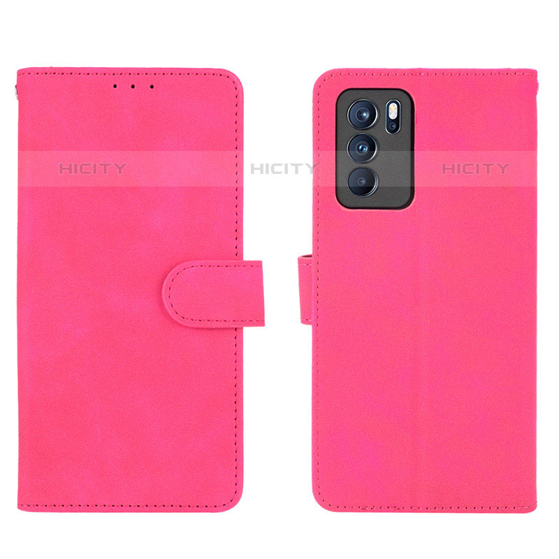 Custodia Portafoglio In Pelle Cover con Supporto L01Z per Oppo Reno6 Pro 5G India