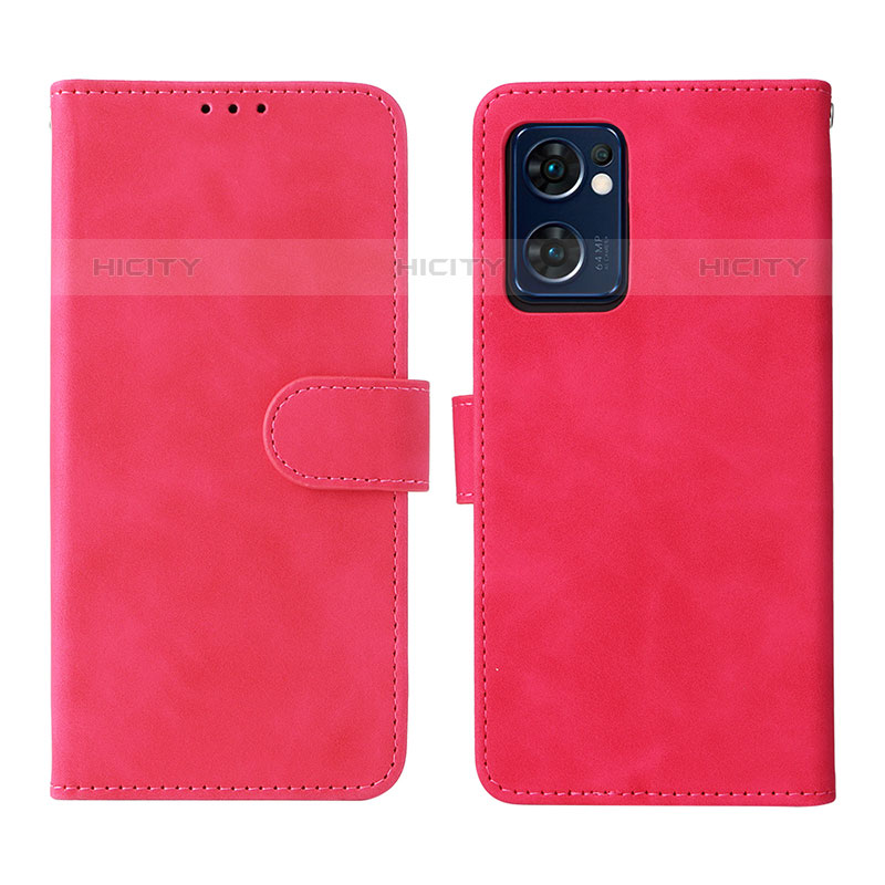 Custodia Portafoglio In Pelle Cover con Supporto L01Z per Oppo Reno7 5G