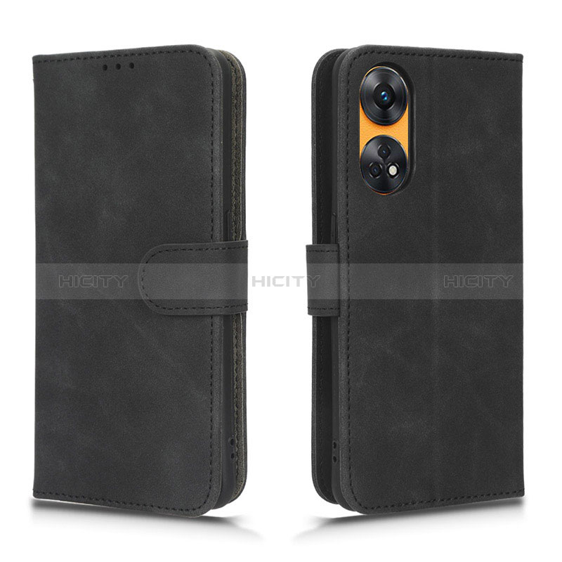 Custodia Portafoglio In Pelle Cover con Supporto L01Z per Oppo Reno8 T 4G Nero