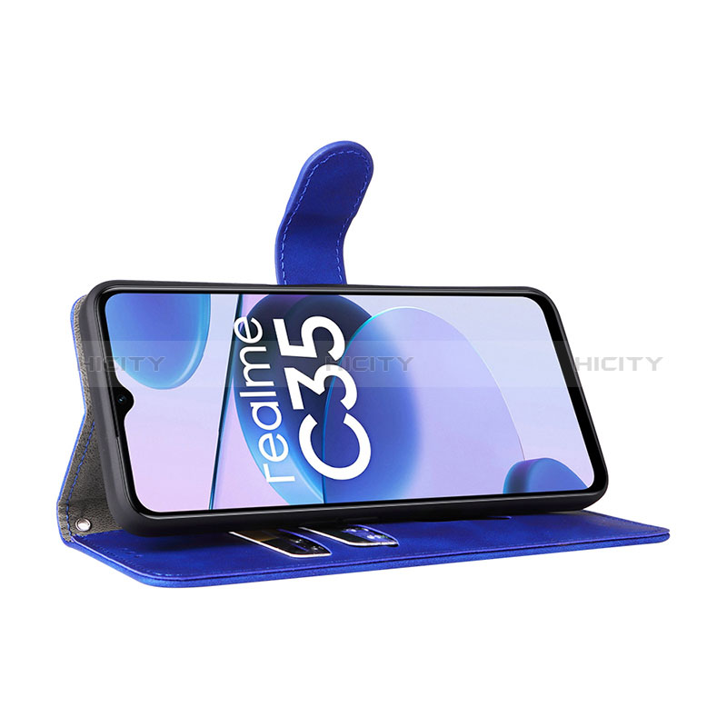 Custodia Portafoglio In Pelle Cover con Supporto L01Z per Realme C35