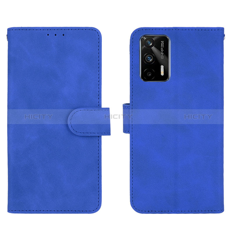 Custodia Portafoglio In Pelle Cover con Supporto L01Z per Realme GT 5G Blu